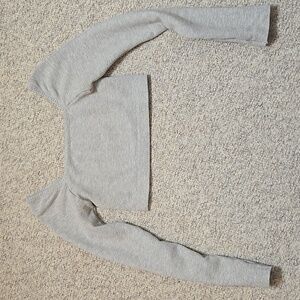 No Name Brand/Size Crop Long Sleeve Top
